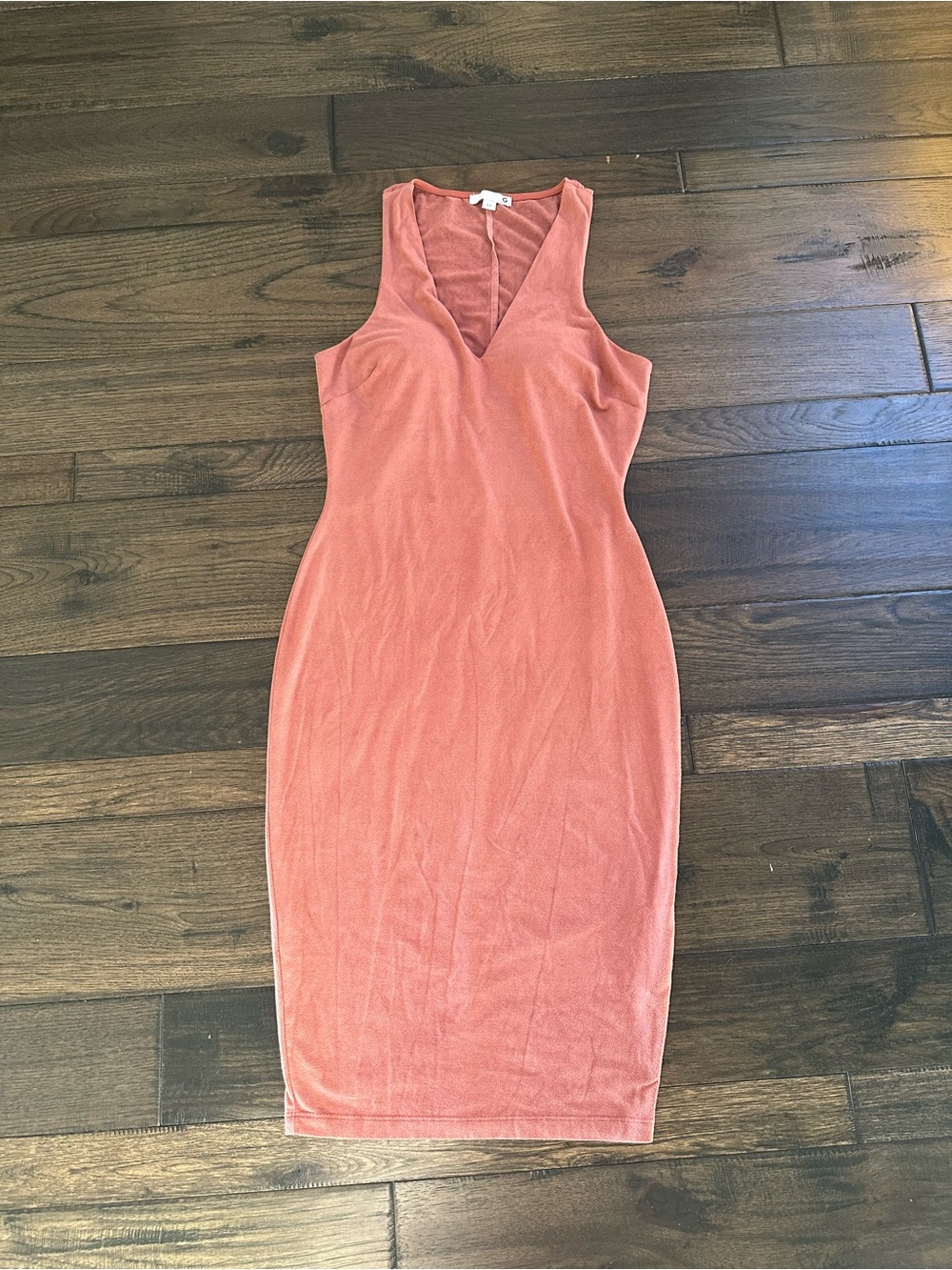 G by GUESS Rust Bodycon Midi Dress – Size Small